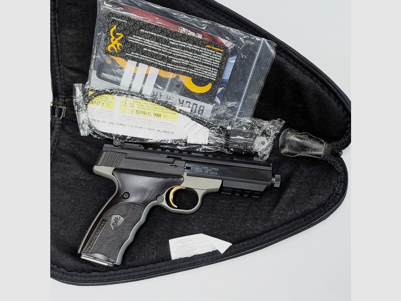 Kommissionsware – BROWNING BUCKMARK Black Label Fileté .22lr, Bild 3 von 3
