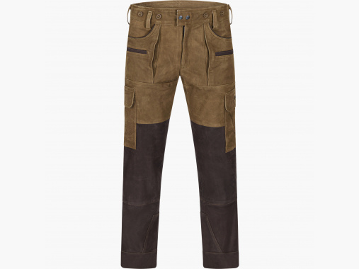 Pantaloni in Pelle Lago Prestige Arne Uomo (Marrone/Nero) | 60