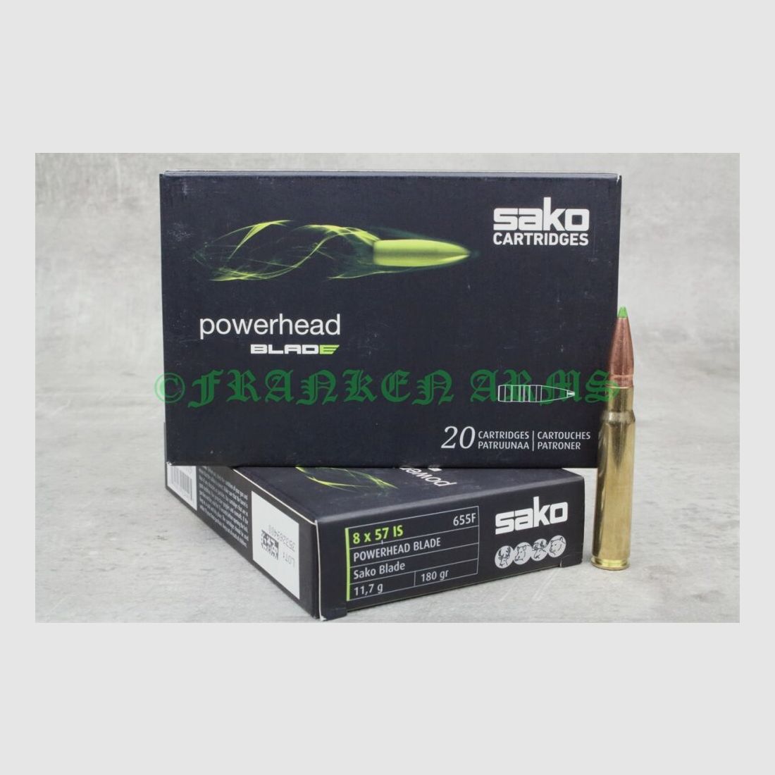 Sako Powerhead Blade 8x57IS 180gr. 11,7g 20 piezas