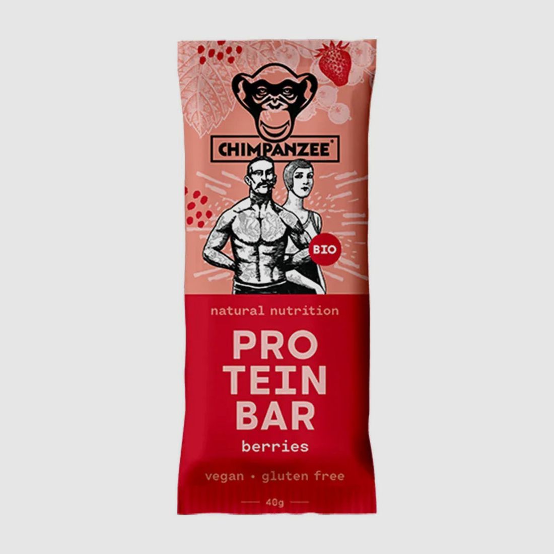Chimpanzee Riegel Bio Protein Bar Johannisbeere