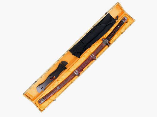 Katana Sekiro Shadows Czerwony z Drewnianym Saya