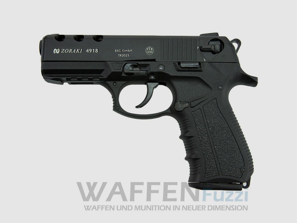Zoraki 4918 Schreckschusspistole schwarz Kaliber 9mm P.A.K.