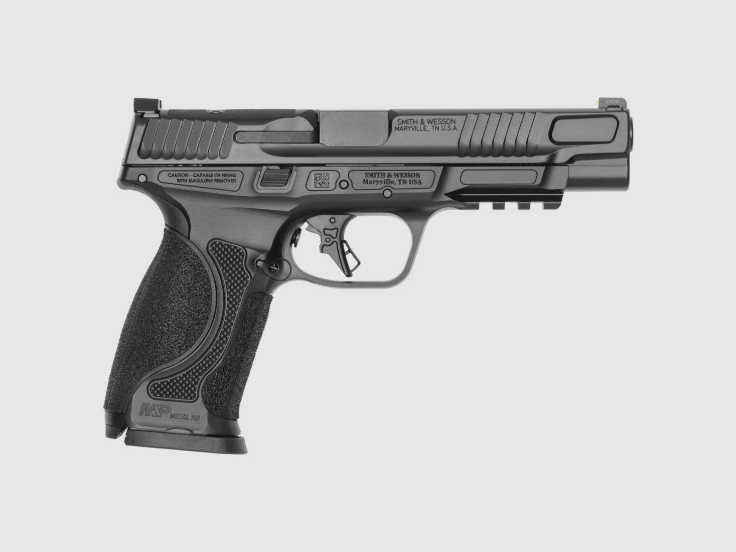 Pistool Smith & Wesson M&P M2.0 Metal 5" – 9x19mm – Zwart, afbeelding 1 van 4