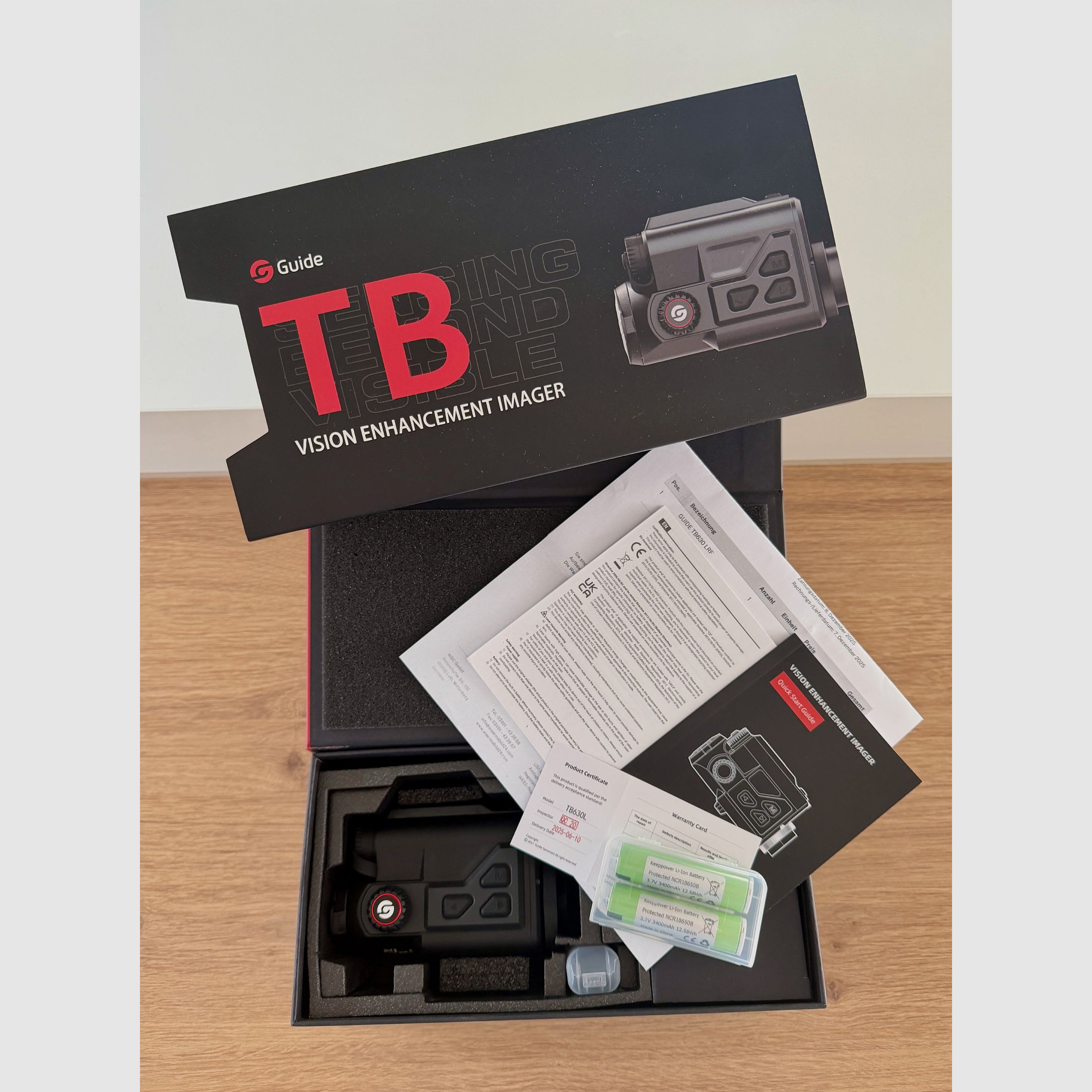 Guide TB630 LRF – Bestzustand, in OVP, mit Restgarantie & Zubehör