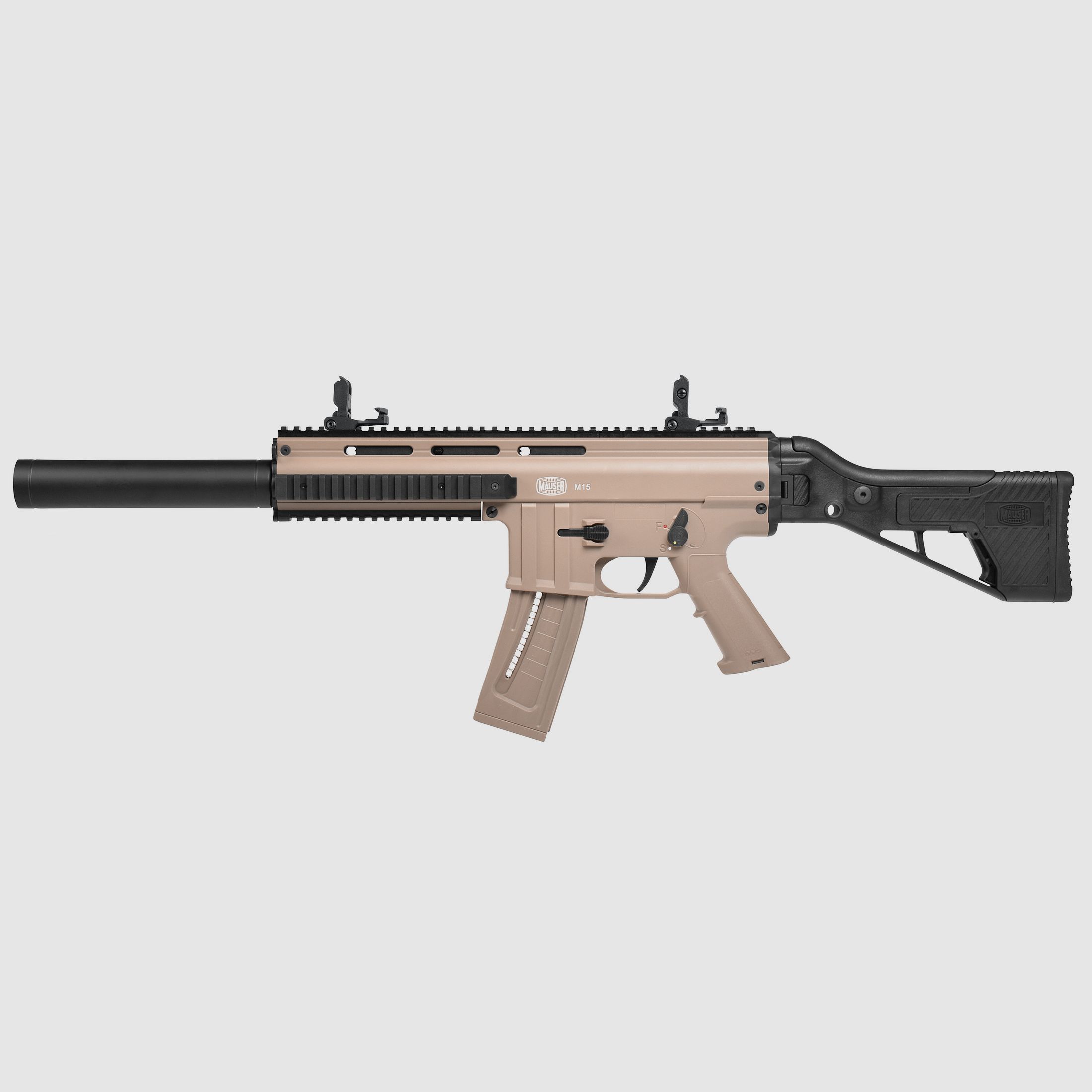 MAUSER M15 SD US Tan .22lr HV - Selbstladebüchse