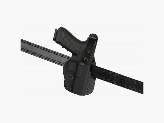 Frontline Thumb-Break Kydex Holster fr Glock 17 Paddle-Schwarz