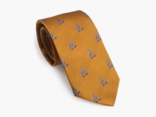 Laksen Duck in Flight Tie, mustard