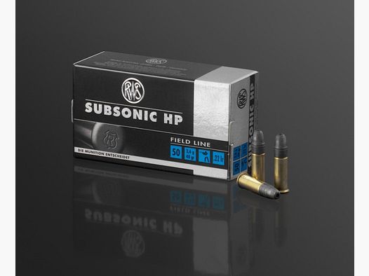 RWS Subsonic HP .22lr KK-Patronen