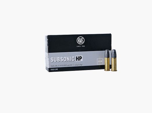 RWS Subsonic HP .22lr KK-Patronen