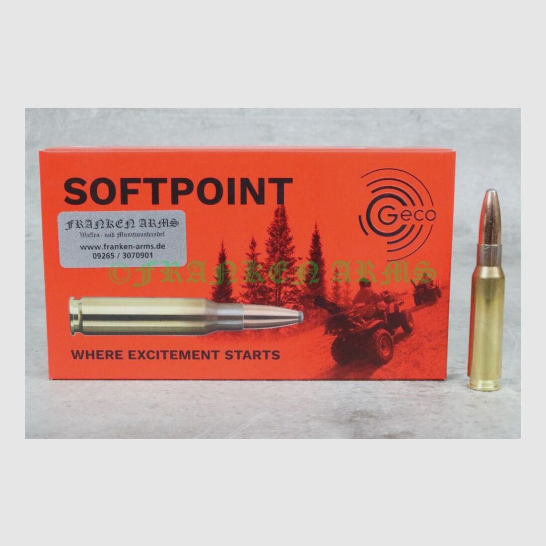 Geco Teilmantel .308 Win. 170gr. 11g 20 pièces prix dégressif