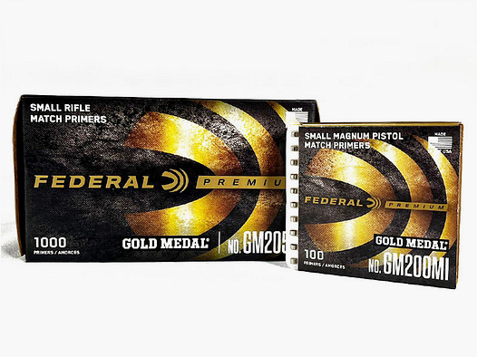 FEDERAL Long Gun Primers GOLD MEDAL Small Rifle 1 Pack (for 1,000 shots at €0.149 each*)