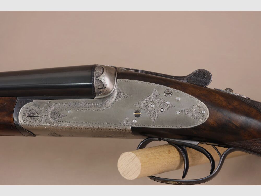 AYA - Aguirre y Aranzabal side lock over-and-under shotgun // TOP wood / engraving / made according to the specifications of Augustinus von Papen!!, image 4 of 10
