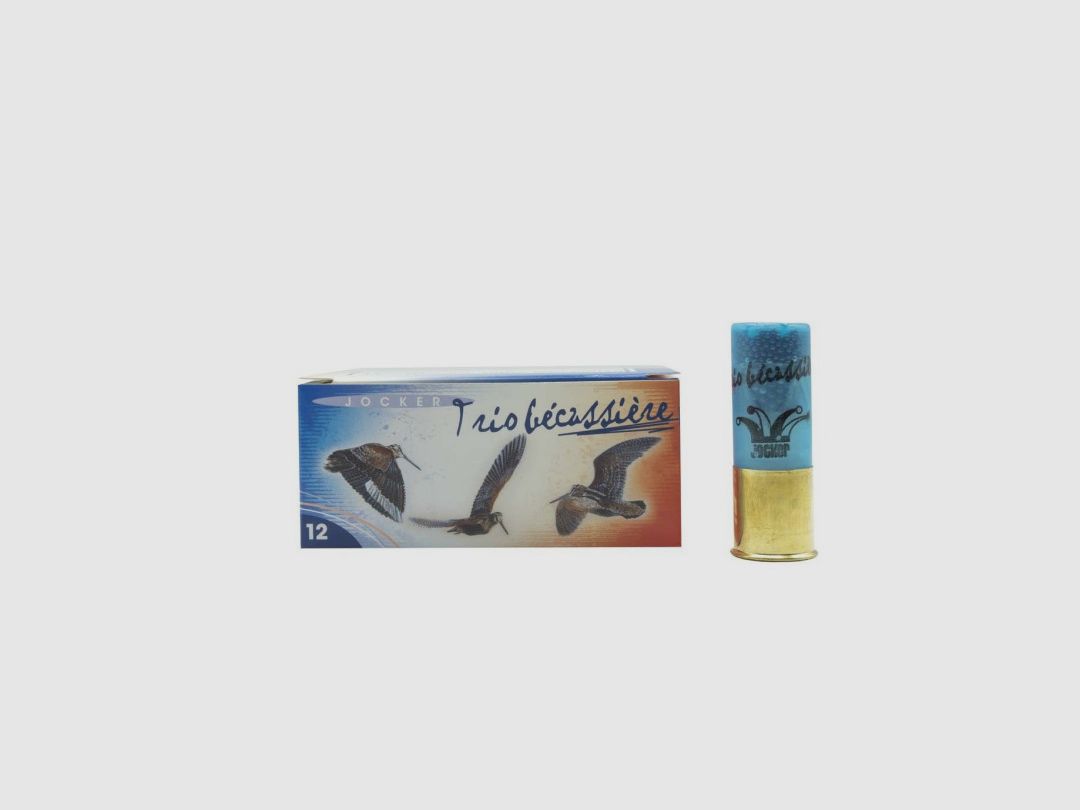 BOITE DE 10 CARTOUCHES JOCKER TRIO BECASSIERE 36G CAL.12/70 PLOMBS 8-9-10