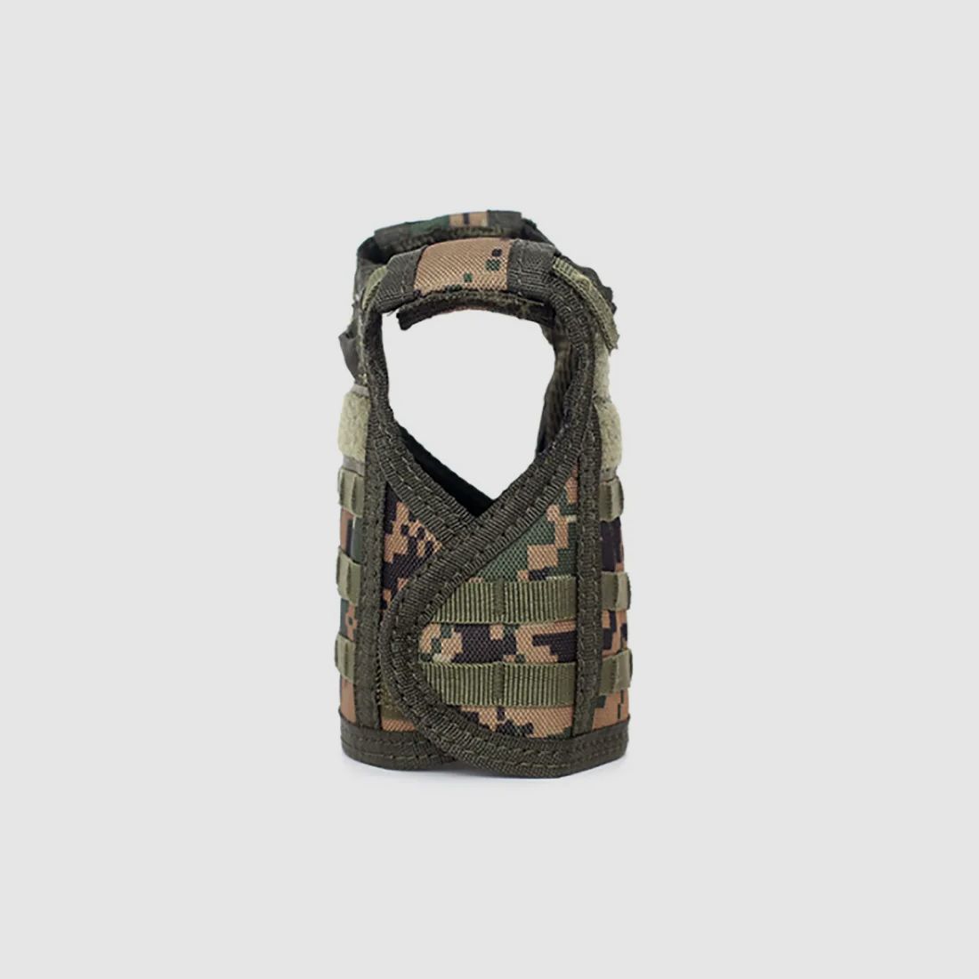 Mini protective vest for beer bottle / wine bottle / thermos bottle - Digital Woodland