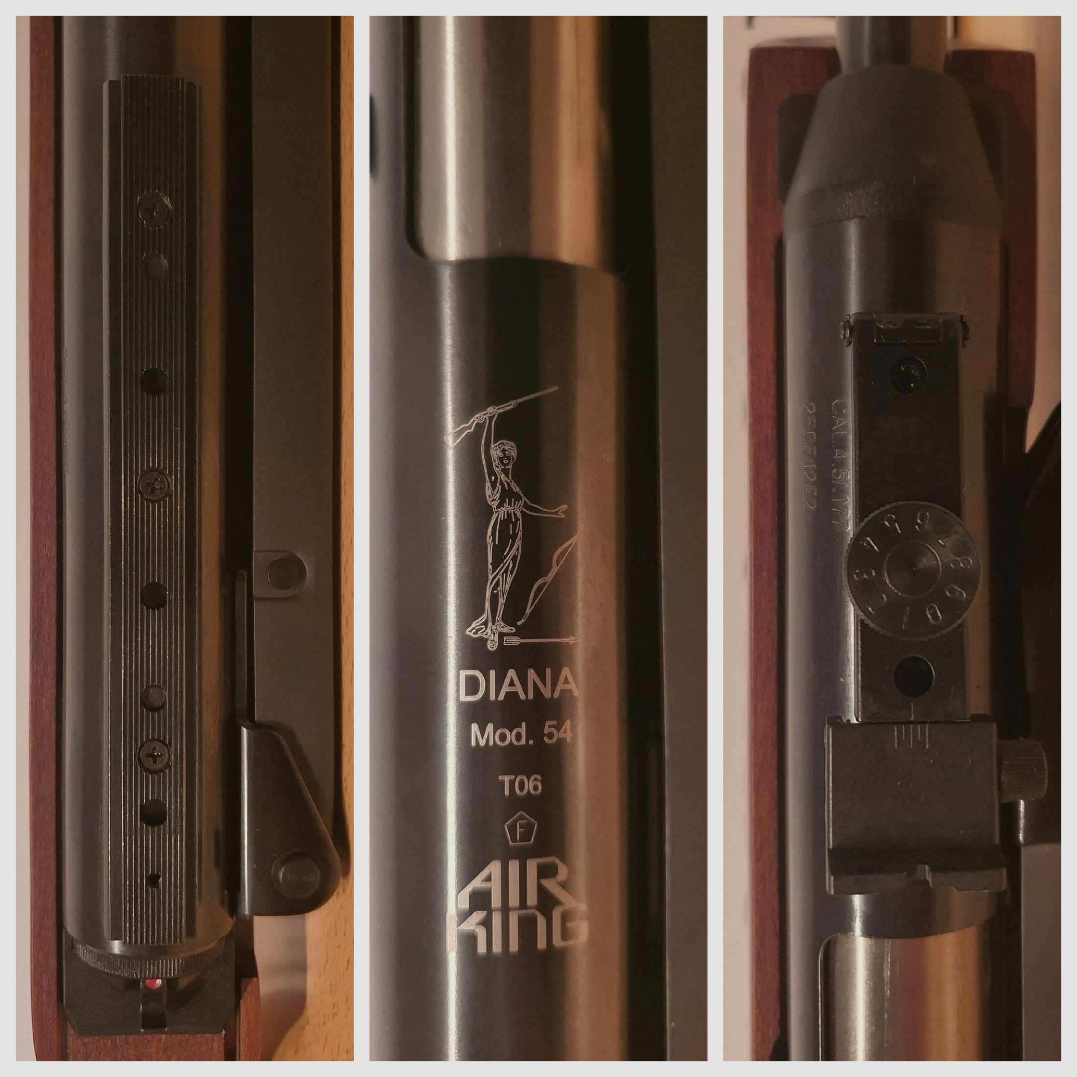 Luftgewehr Diana 54 / Diana54 Airking im Kaliber 4,5 mm ( Starrlauf / Seitenspanner )