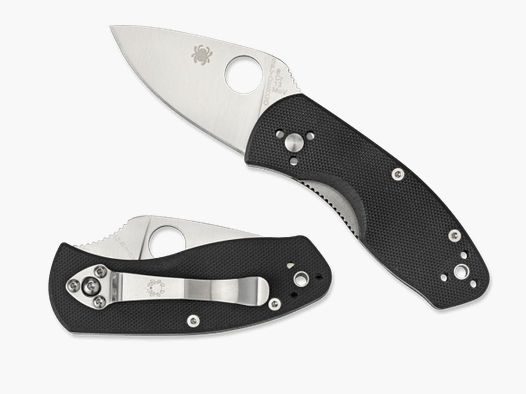 Cuchillo de bolsillo Spyderco Ambitious con clip para cinturón