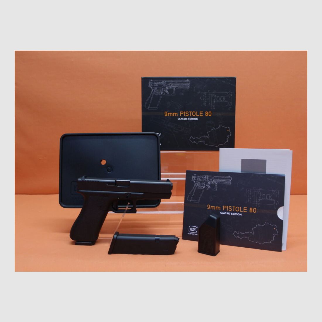Glock Ha.Pistol 9mm Luger Glock P80: Classic Edition (Historical replica of the Glock 17 Gen1)