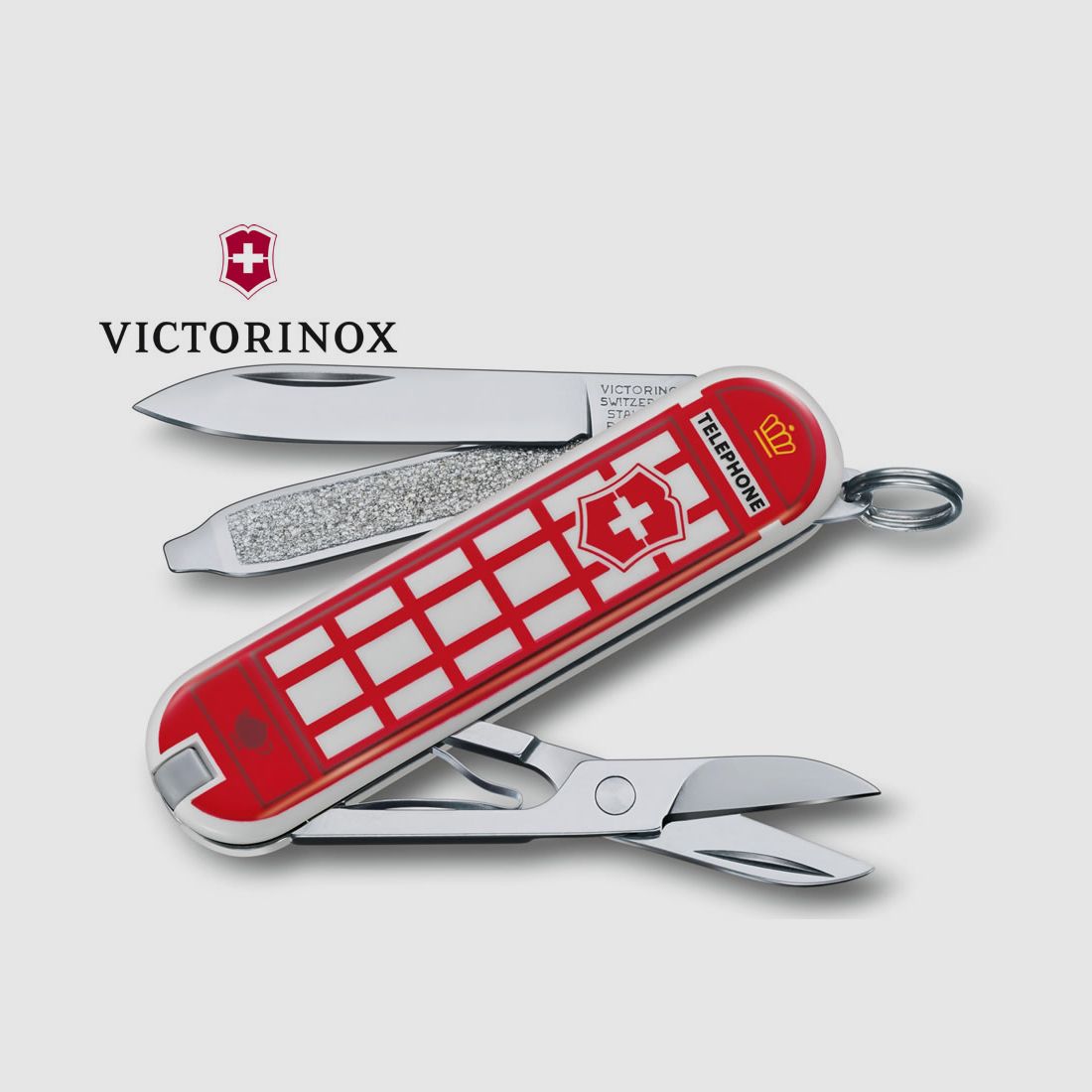 VICTORINOX Taschenmesser LONDON, limitided edition WORLD PLACES, 7 Funktionen, Schweizer Taschenmesser