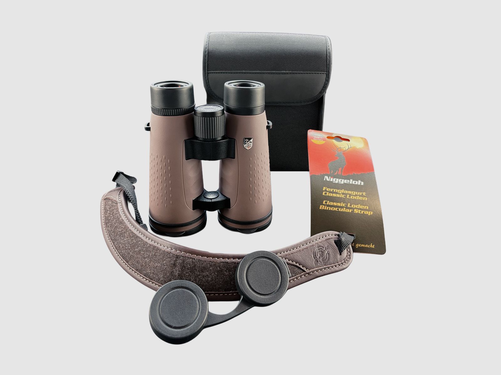 DDoptics Fernglas KW Regulus 8x56 HD mit Niggeloh Trageriemen und Tasche Limited Edition