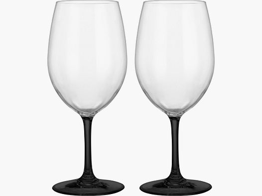 Thango Black & White Wine Glass, 2 Pieces