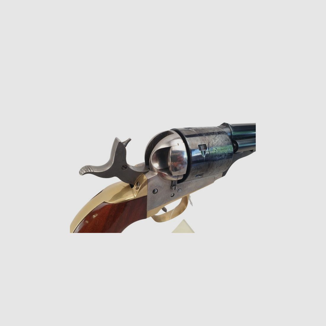 OCCASION - REVOLVER UBERTI 1871 OPEN TOP EARLY MODEL CAL.38SPECIAL CANON 7"1/2, image 6 sur 10