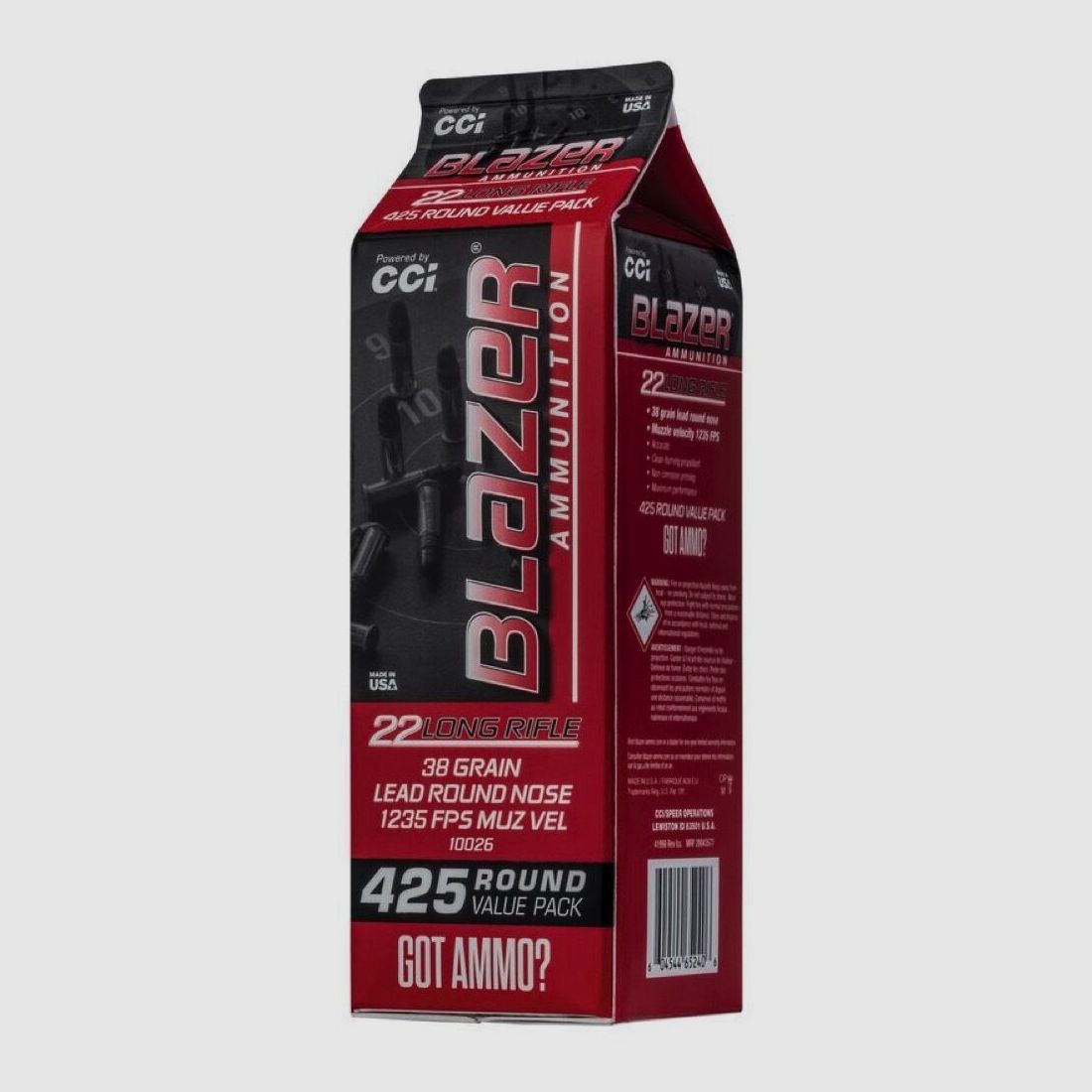 CCI Blazer HV LRN 38grs 425St .22lr