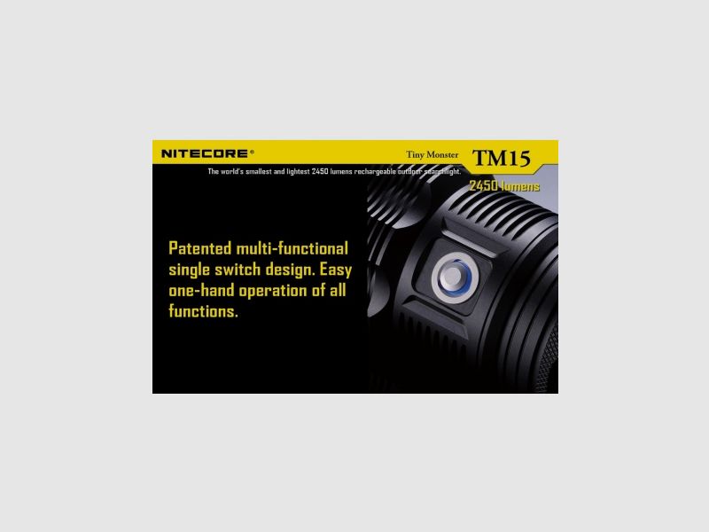 Nitecore TM15 Tiny Monster zaklamp 2650 lumen, afbeelding 4 van 23