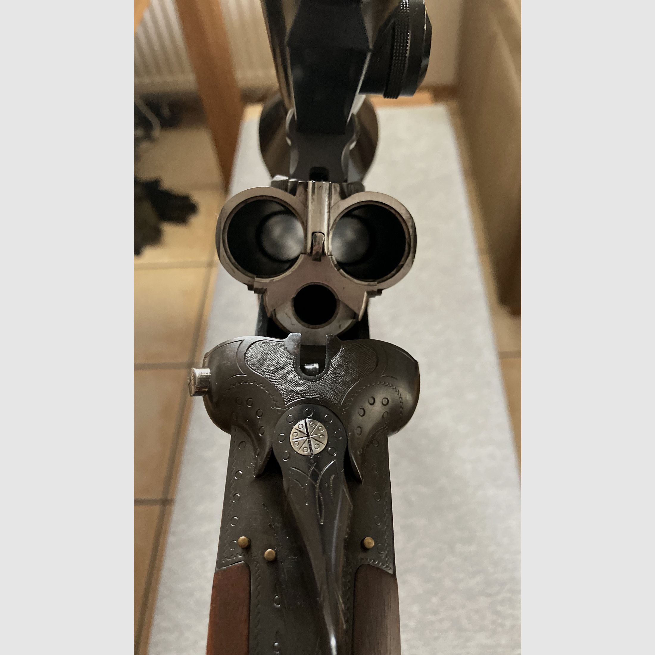 Drilling Merkel Suhl 7x65R / 12/70 Biber Schaft  Top!