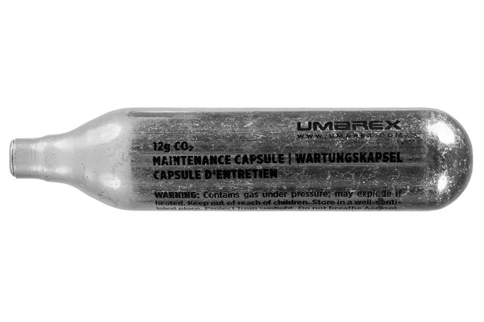 Umarex CO2 capsule, 5 pcs., 12 g, lubricating and cleaning (4.1683), image 3 of 6