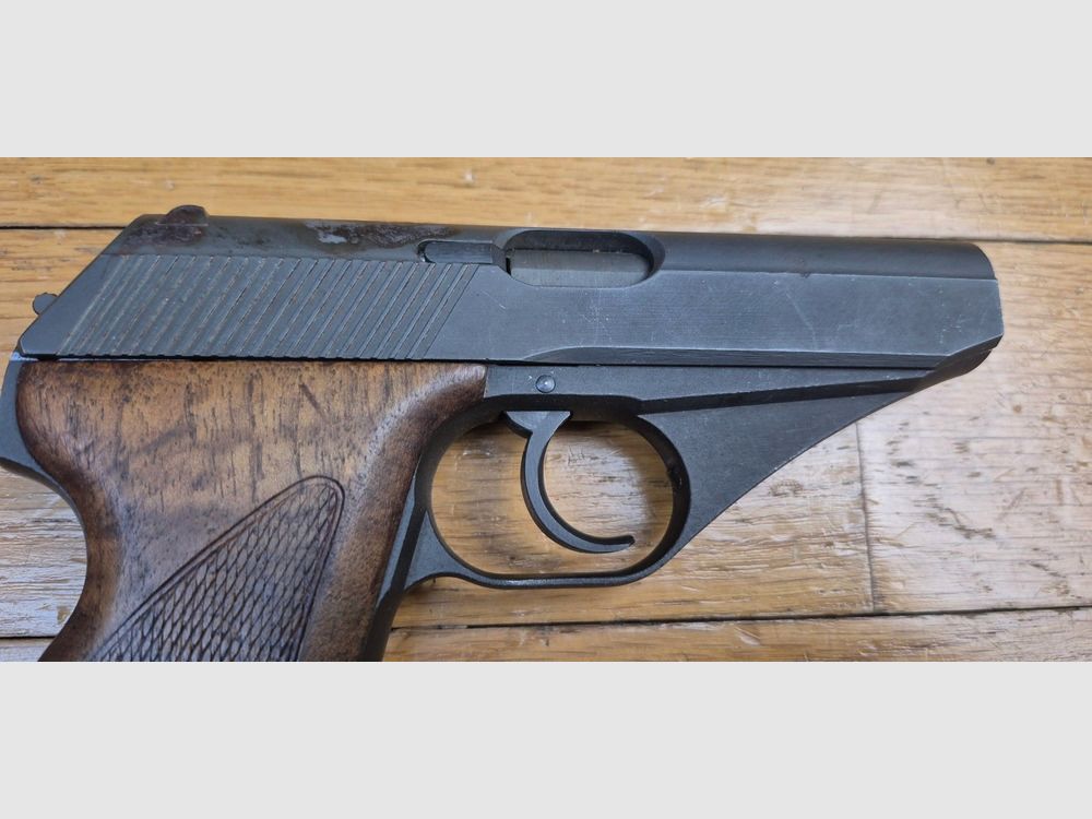 Beau Pistolet Mauser Modèle HSC – Rare fabrication Mauser sous Occupation Française (« early model ») – En 7,65mm et huit coups – Pièce de 1945 – Bel état esthétique et mécanique – Excellent canon – TBE+, image 4 sur 19