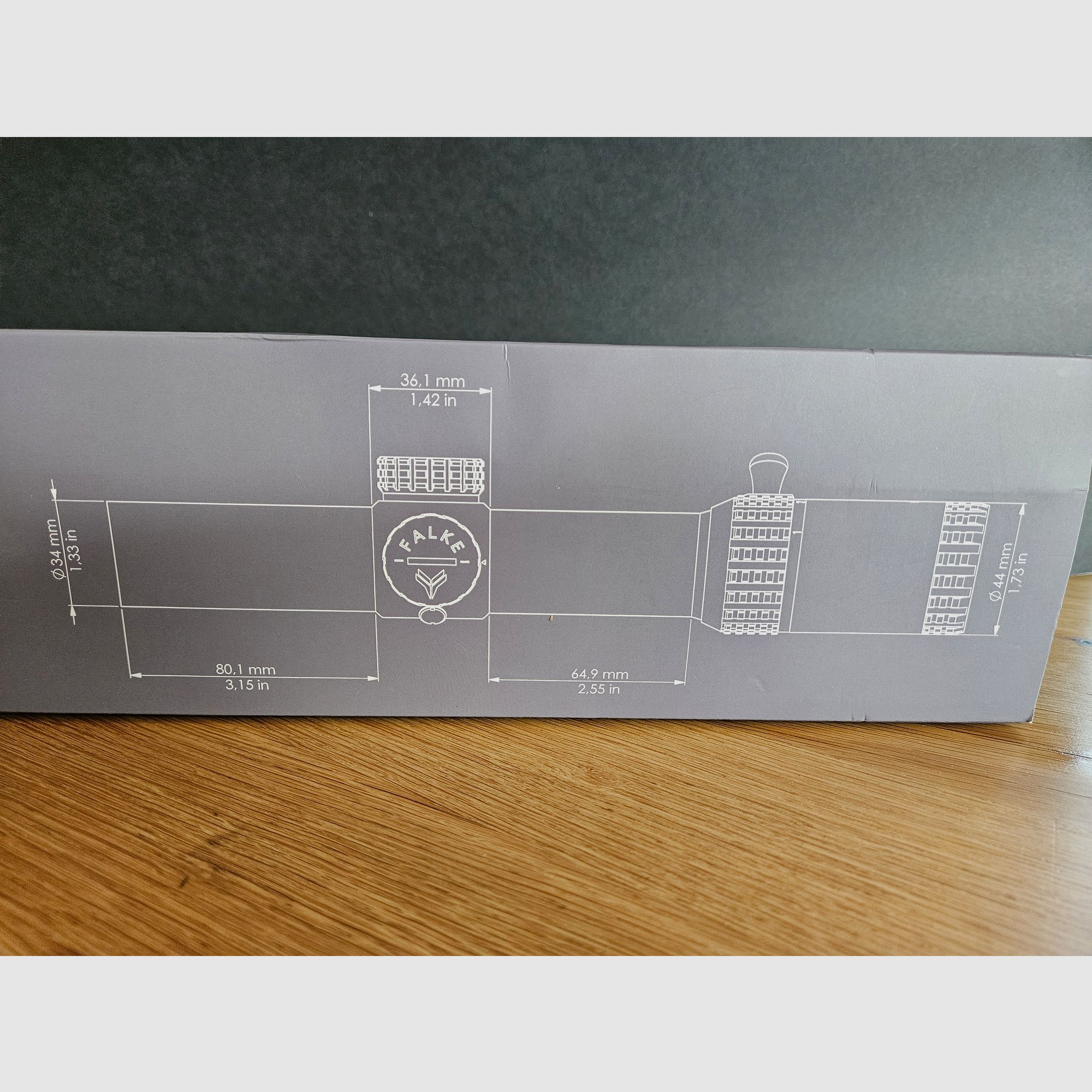 Falke 1-8x24 PRO SAS telescopio / LPVO / FFP / incluido ERATAC 34mm montaje en bloque
