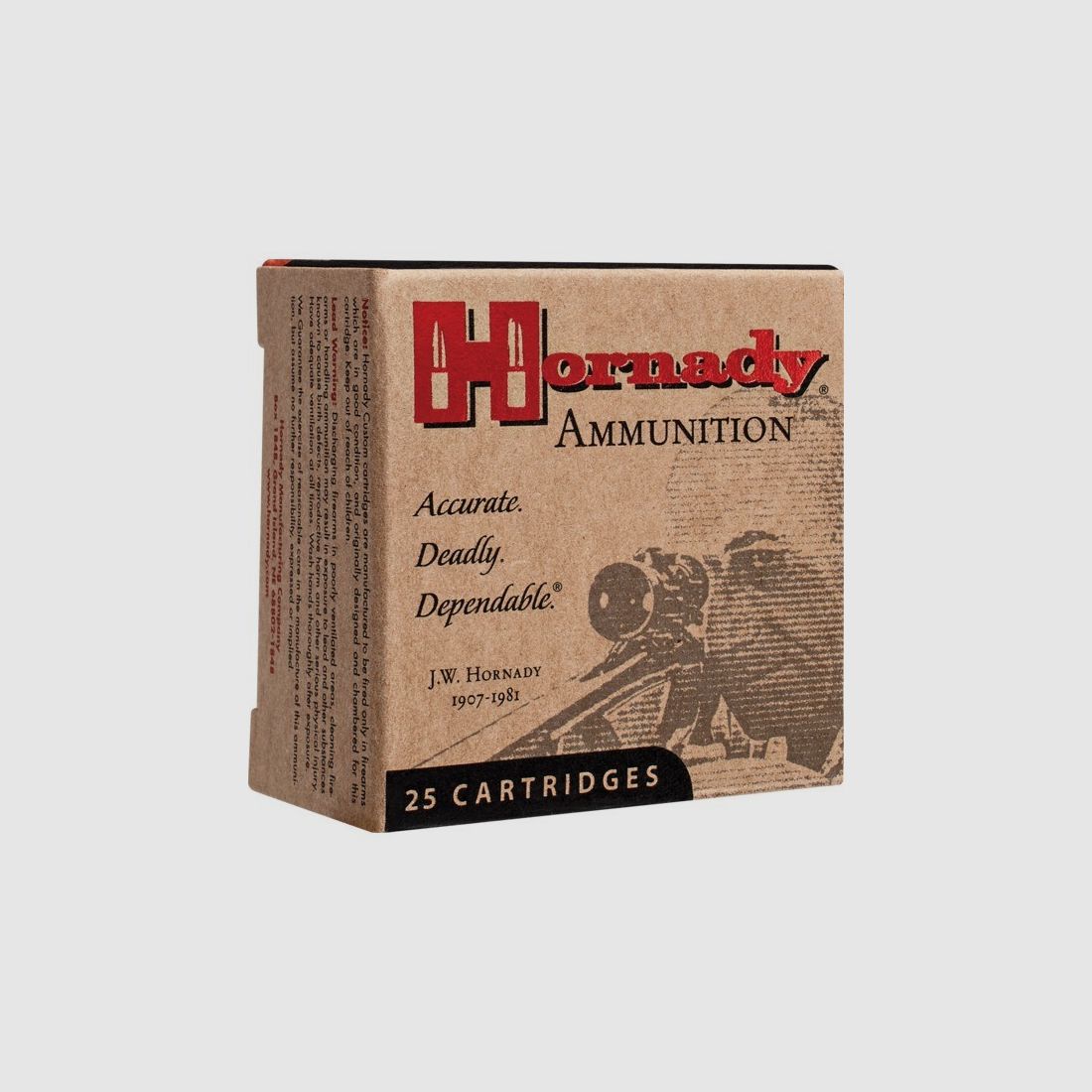 HORNADY 90012 .25 AUTO 35GR JHP/XTP 25/250