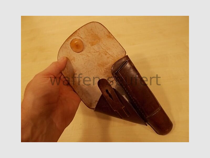 Original Pistolentasche mit PP Manurhin Magazin 7,65