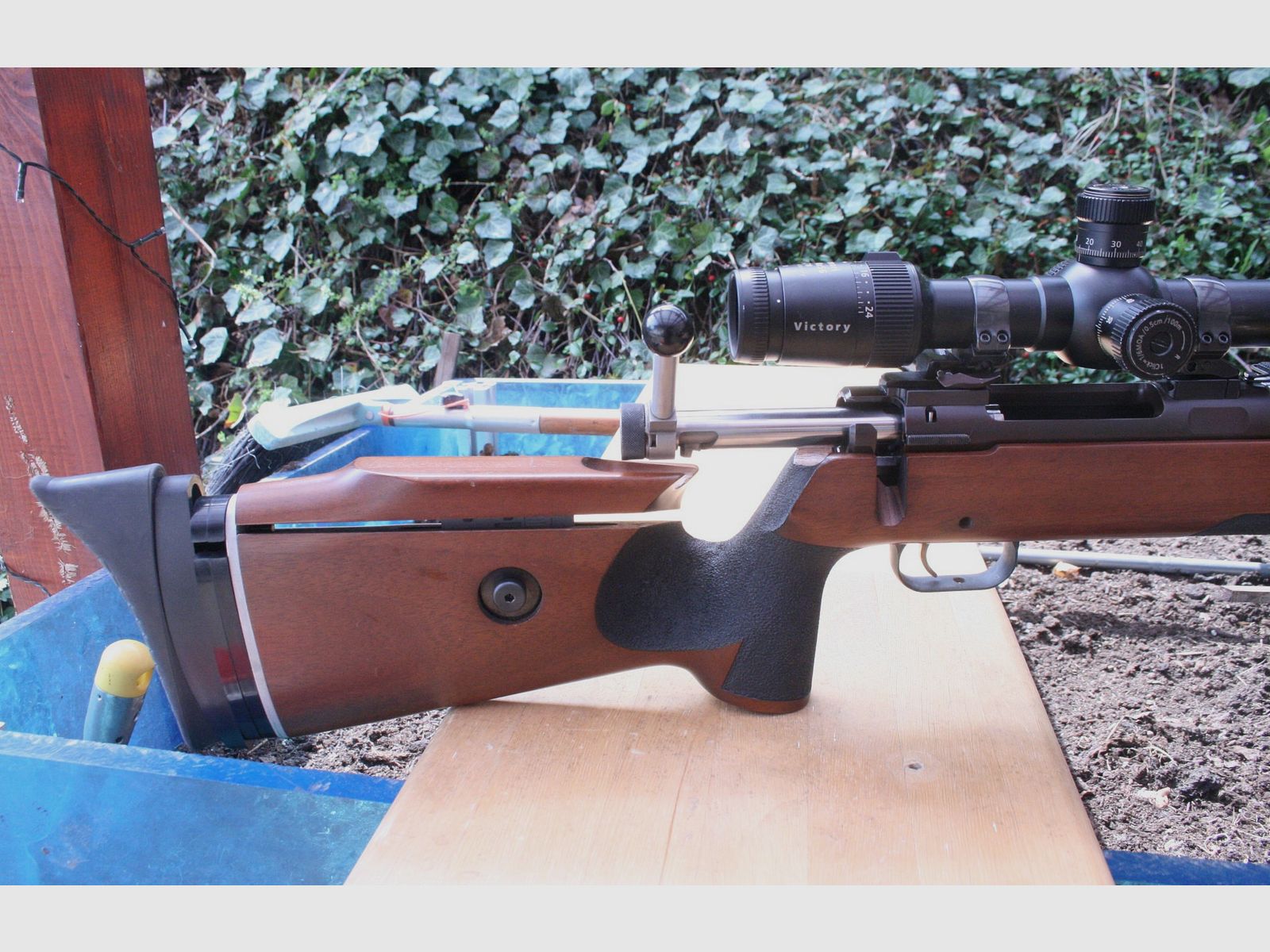 Rifle de competición de Grünig & Elminger en cal. 308 con Zeiss Diavari ZF 6-25 x 56T