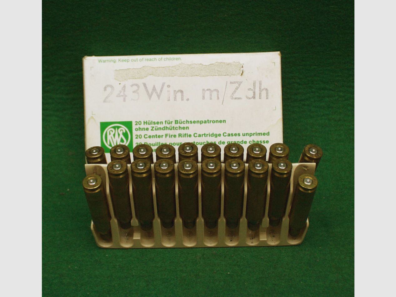 RWS Étuis .243 Win., usagés