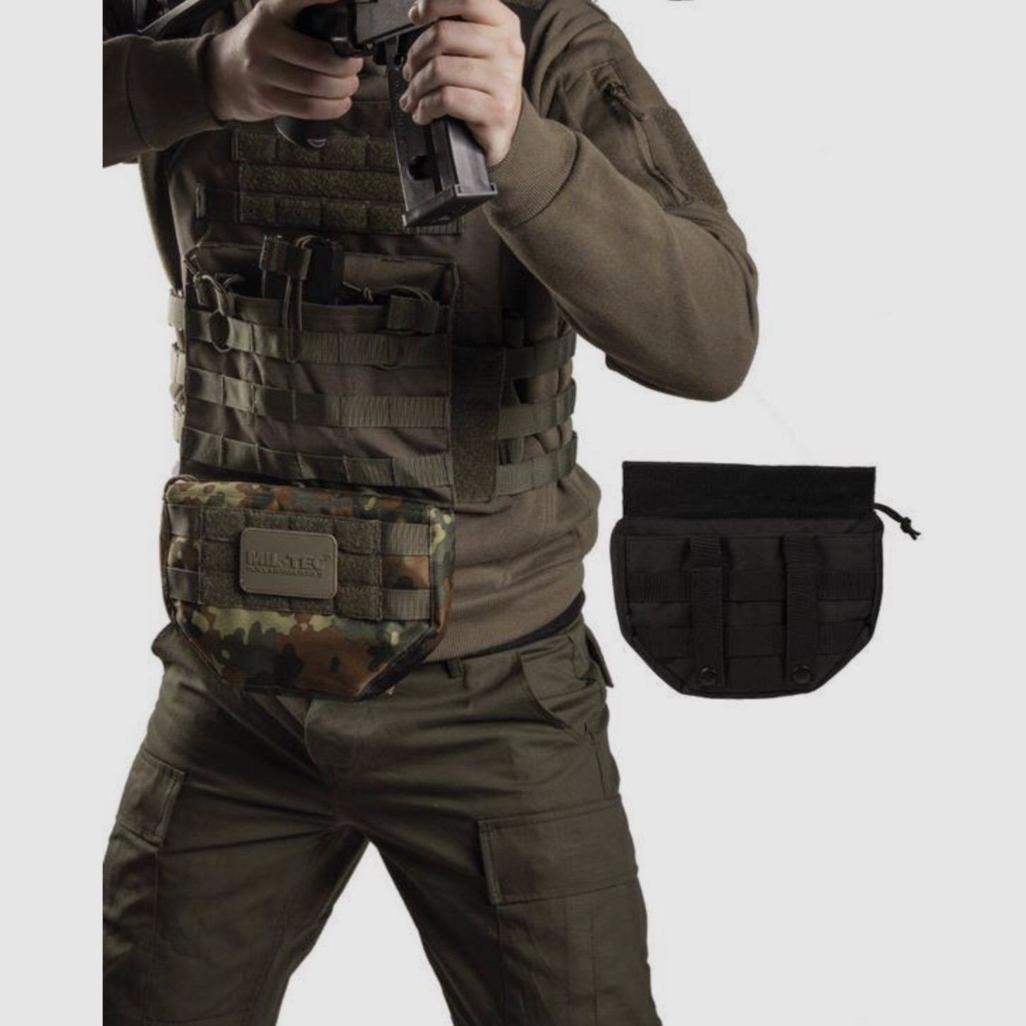 Tasche "drop down" SCHWARZ, Bild 2 von 2