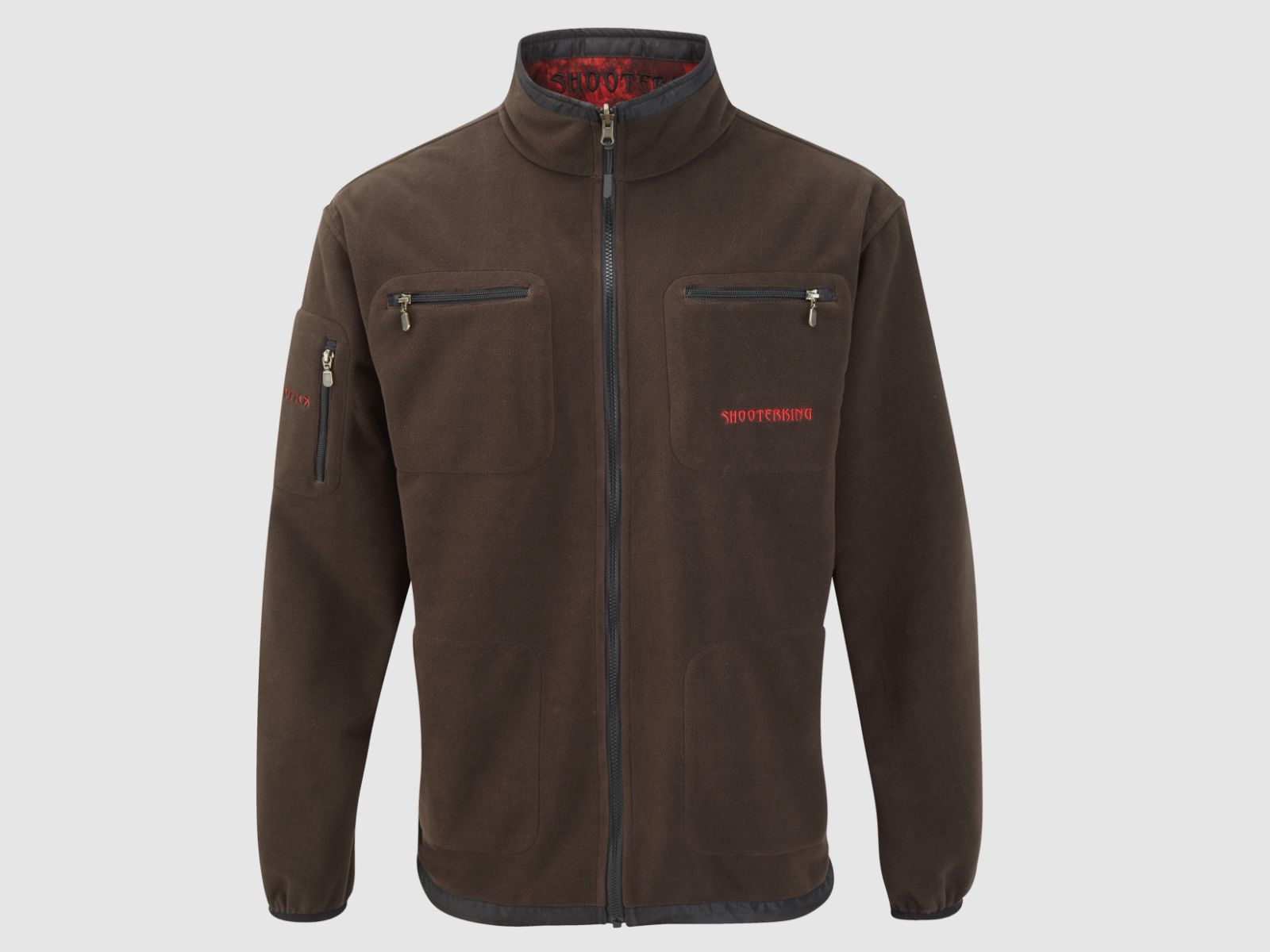 SHOOTERKING Softshell Herren Jacke 2 in 1 Mossy Oak Red