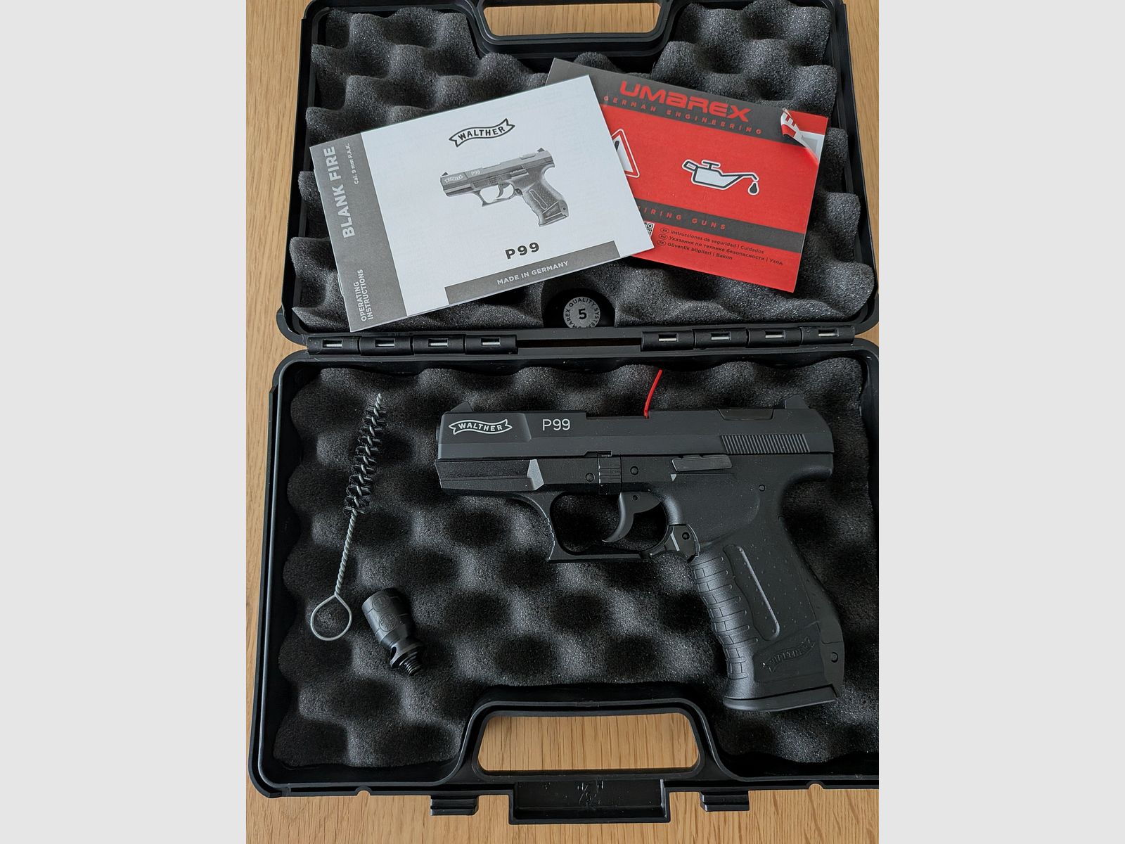 Walther P99 Kal. 9mm P.A.K ++ NEU++ Schreckschusspistole P 99