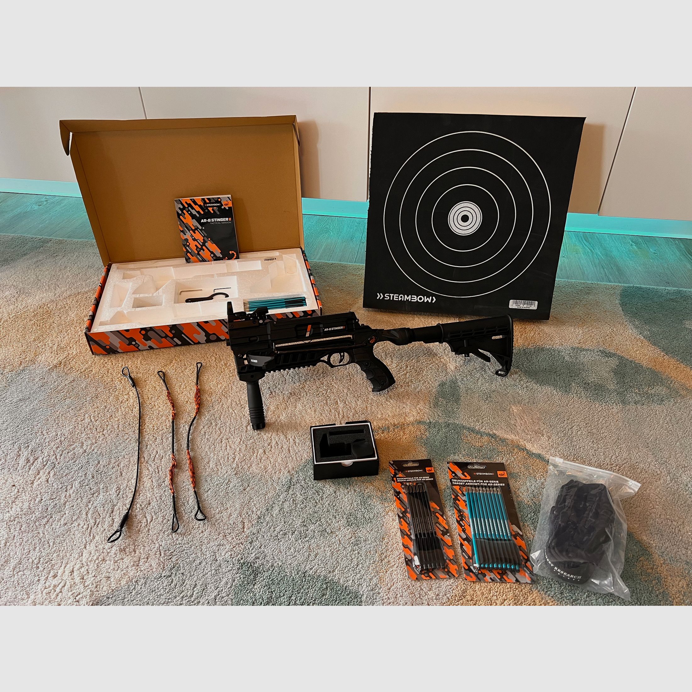 Steambow Stinger II Tactical (mai usato) con accessori