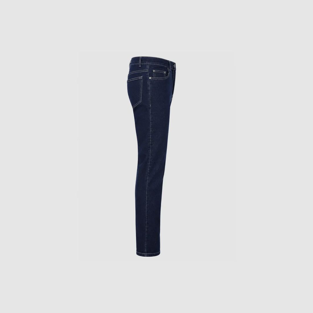 Jeans LMA blu scuro, a taglio dritto, in denim elasticizzato, 350 g/m², immagine 6 di 9