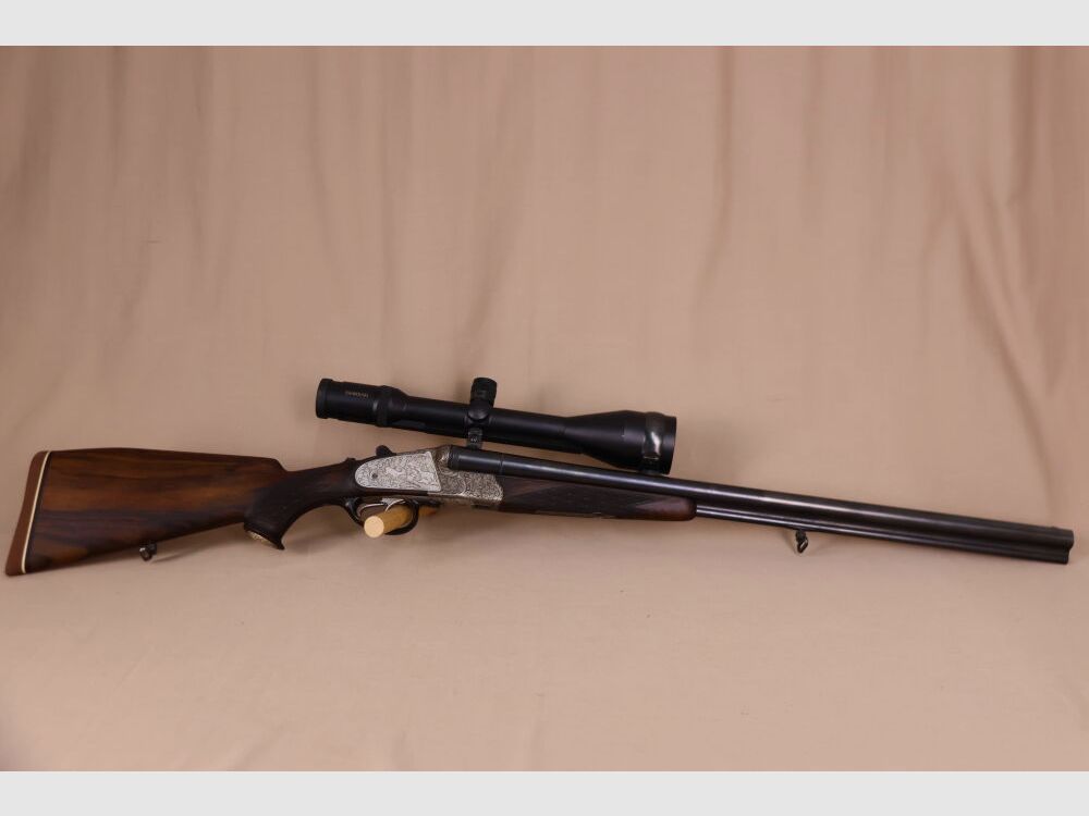 Krieghoff Trumpf Primus // Bockdrilling (mit mündungslangem EL!) // Swarovski mit Leuchtpunkt!! // sep. Kugelspannung!