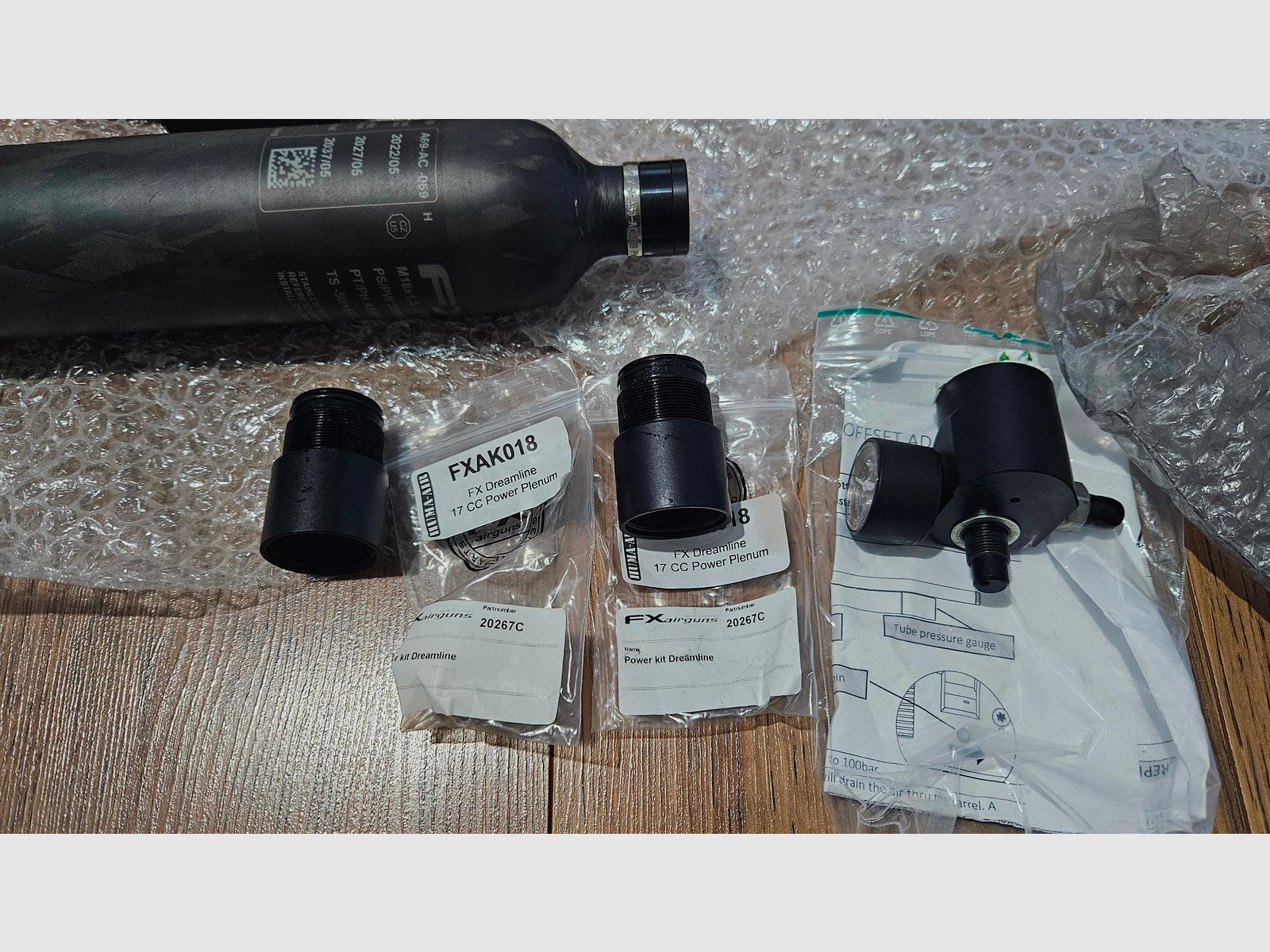 Manico in legno per FX Dreamline Bullpup con kit di conversione a bottiglia