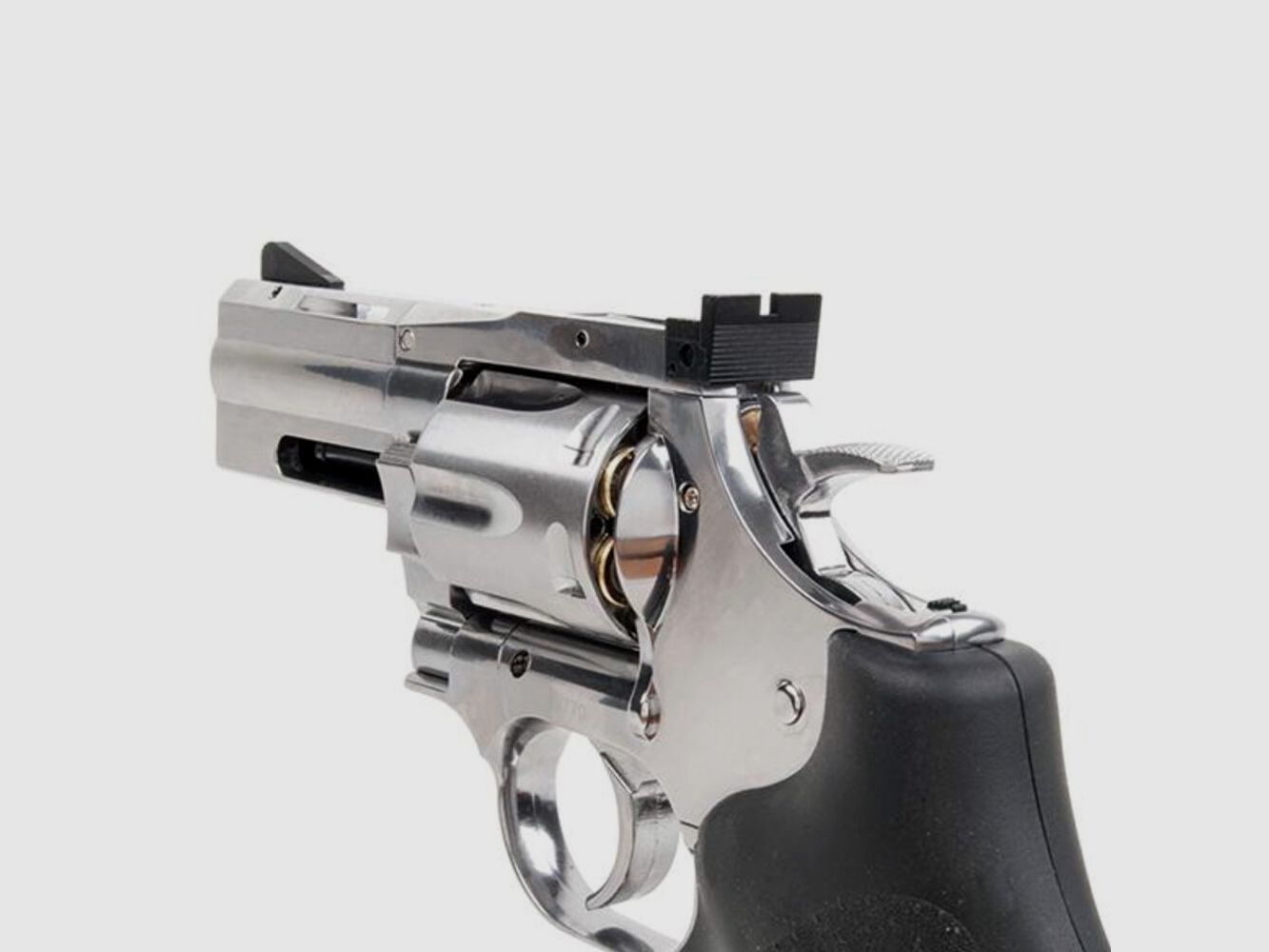 Dan Wesson DW 715 2,5 Zoll CO2 Revolver 4,5mm Diabolo Silber