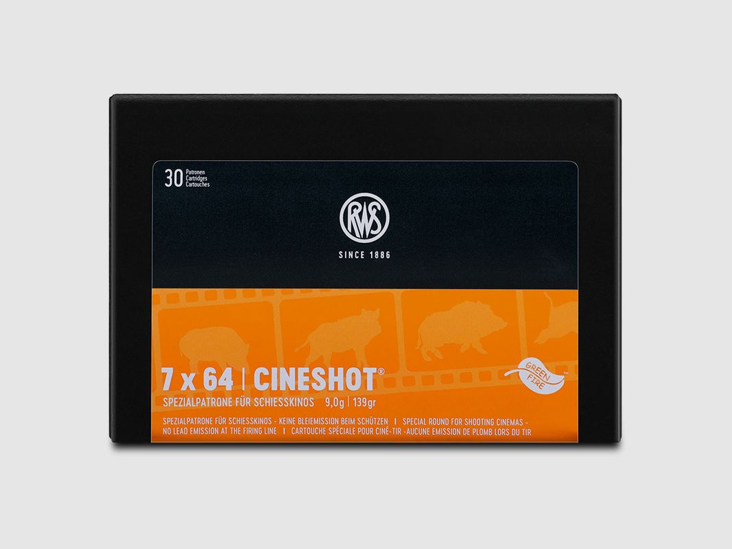 RWS Kal. 7x64 Cineshot 9 g / 139 gr - Box mit 30 Stk., Bild 1 von 2