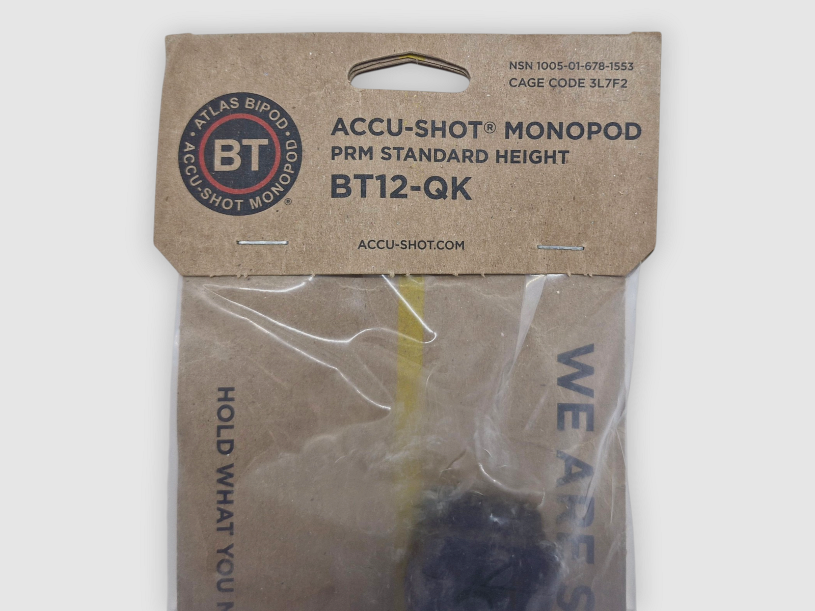 B&T Accu-Shot BT12-QK Precision Rail Monopod Picatinny Quick Knob New OVP, image 3 of 6