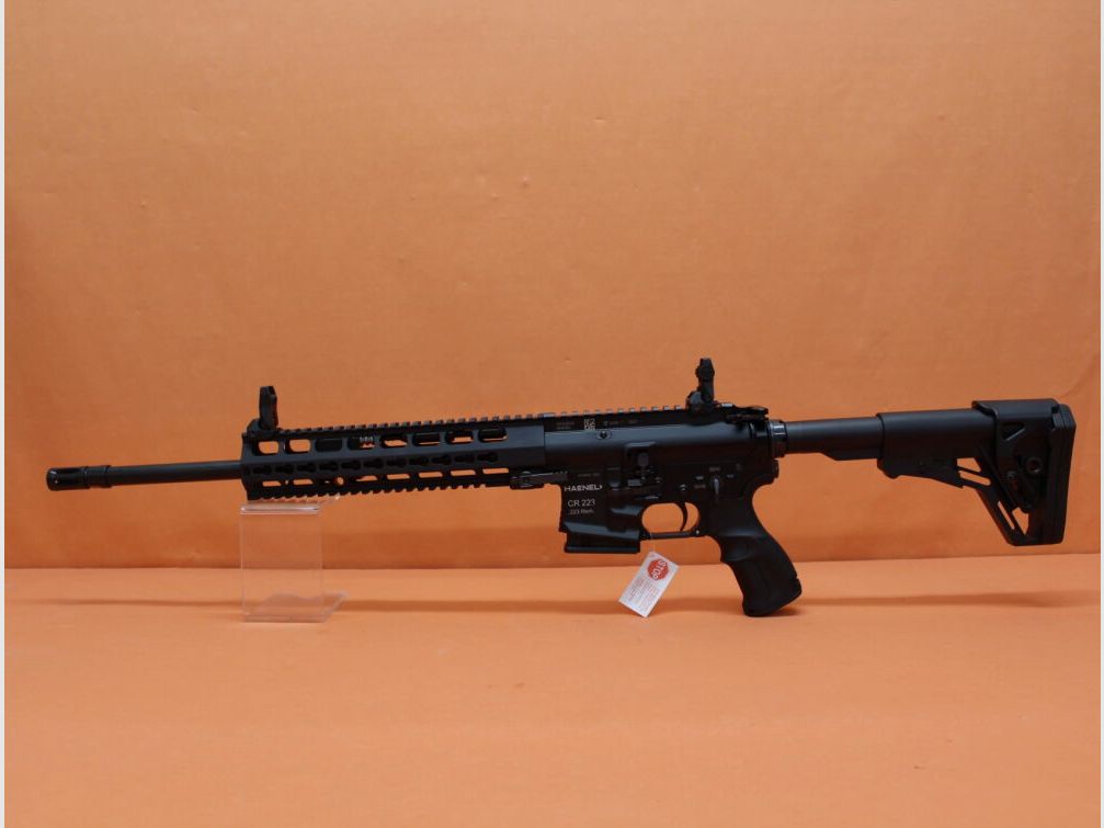 HAENEL Ha. Rifle .223Rem HAENEL CR223 Sistema de pistón de gas AR-15, cañón de 16,5"/ sistema KeyMod largo/ disparador fino