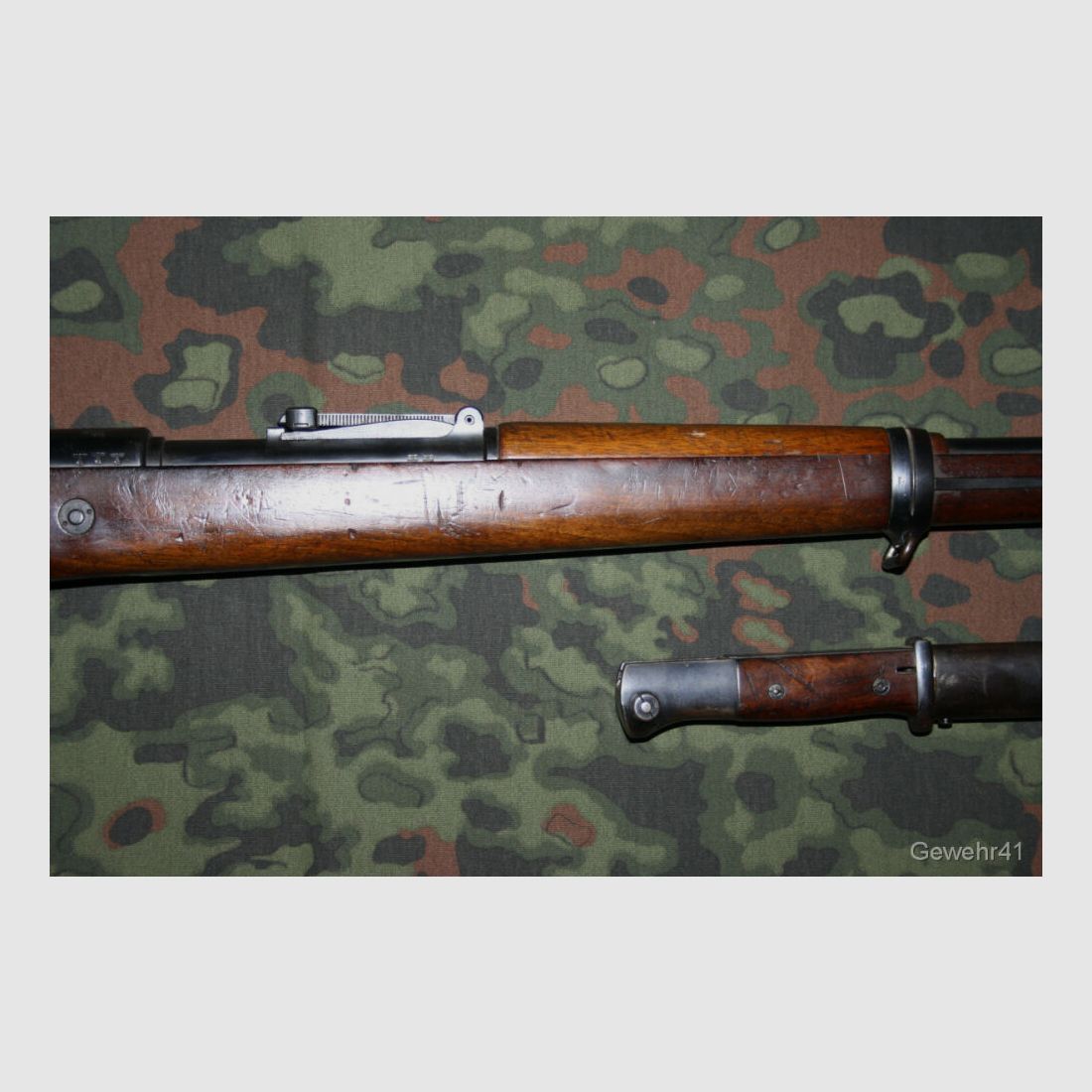 Mauser 98k complete nrgl. including bayonet