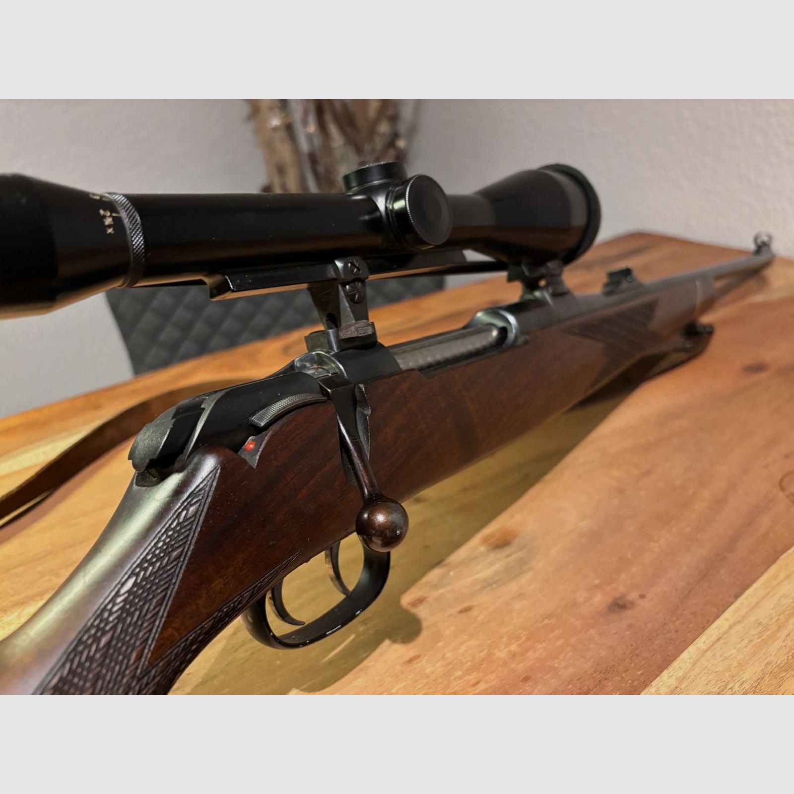 Krico 700 repeating rifle 7x64 repeater + optics + magazine