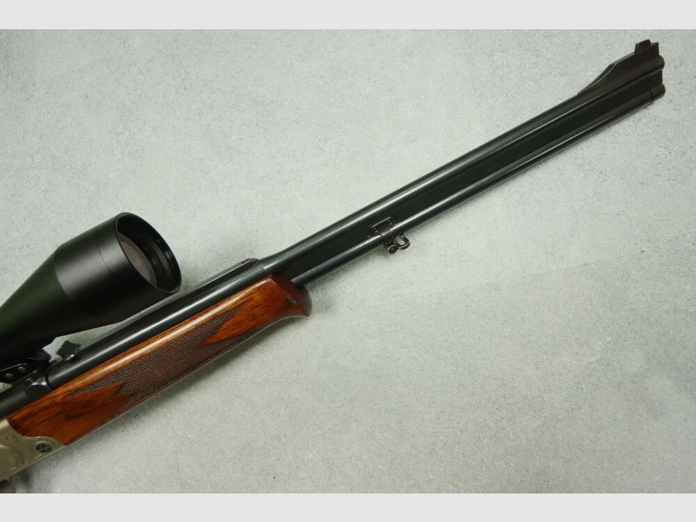 Merkel hand-spanner including Meopta ZF B4 double rifle mountain rifle