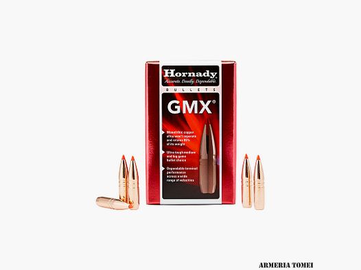 HORNADY – GESCHOSSE 22 Kal. 50GR GMX .224″ -22403 (50 STK)